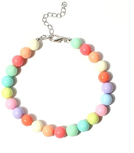 RayMinsino Pet Jewelry Hundehalsband mit Perlen, süßer Teddy-Halsband, Schmuck, Chihuahua, York, Kleidung, Kleid, Zubehör