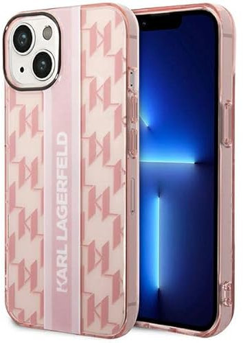KARL LAGERFELD KLHCP14SHKLSPCP Hülle für iPhone 14 6,1 hardcase rosa/pink Mono