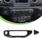 VITREGEN Für Jeep Wrangler JL Gladiator JT 2018 2019 2020 2021 2022 2023 Klimaanlage AC Bedienfeld Dekoration Abdeckung Trim Autoinnenleisten ABS Automotive Interior Zubehör,Carbon Fiber Look