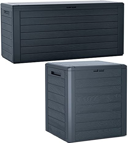 STAR SUPPLIES Outdoor Garden Furniture Multipurpose Storage Box Medium 140L Large 190L Extra Large 280L (280 Litre, 1 Garden Box)