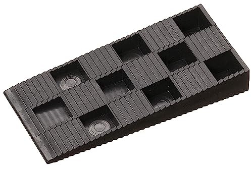 Estika Kunststoffkeile - 36 Stück - 94x44x14 mm - Montagekeile für Fenster Tür Türzarge Fliesen Laminat Parkett