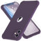 ORETECH for iPhone 11 Case, with [ 2 x Tempered Glass Screen Protector] 360 Shockproof Heavy Duty Protection Ultra Thin Hard PC Silicone TPU Rubber Bumper Cover for iPhone 11(2019) - Deep Purple
