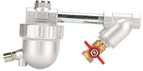 Auto Drain Valve Set G14,Air Compressor Drain Valve Auto Drain Valve DN15 Aluminum Alloy Shell Automatic Drainage Valve with Brass Valve for Air Compressor