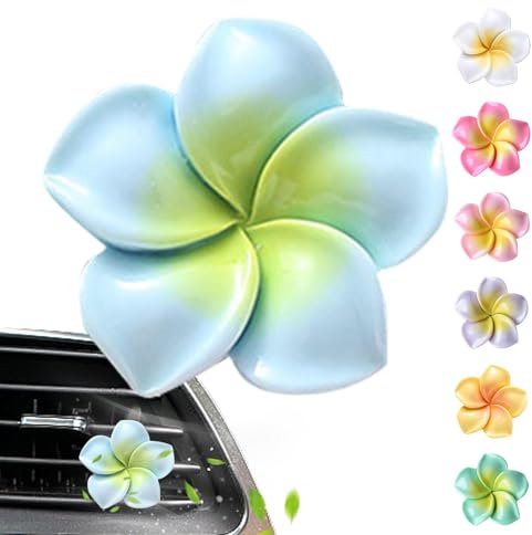 7 Stück Gänseblümchen Blumen Lüftung Clip Auto Diffuser, Auto Dekoration Klimaanlage Auslauf Clip Auto Lufterfrischer Clip Innen Deko Anhänger Bunte Auto Zubehör Mit 14 X Aromatherapie Tabletten