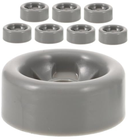 ROMISBABA 8St Trocknerzubehör Trocknerräder Trocknerteile Riemenscheiben tragen Plastik Dark Grey