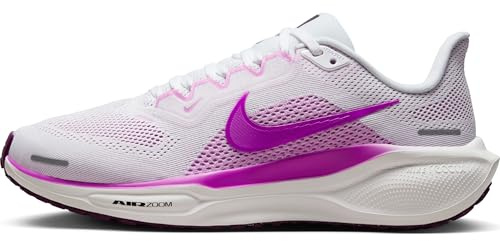 Nike Straßenlaufschuh Nike Pegasus 41 Straßenlaufschuh Für Damen, White/Hyper Violet-Black-Beyond Pink, FD2723-103, 37.5 EU (W 6.5 US)