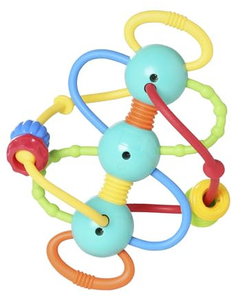 Vertbaudet Baby Rassel mit Kugeln Mehrfarbig