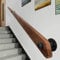 Wooden Handrails for Stairs Staircase Railings Wall Mounted Non-Slip Grab Bar Handrail for Home Indoor Lofts Steps Decking Stairs Solid Wood (A, 180CM)