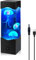 BrightWish RGB Quallen Lampe, 16 Farbwechsel Sensorische Fischlampe, USB & Batteriebetriebene Quallen Nachtlicht, Bubble Fish Lampe für Kinder, Wohnzimmer & Schlafzimmer Dekor