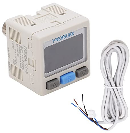 RC 1/8 Zoll Gewinde 12–24 V DC Arbeitsspannung, Digitaler Druckschalter, Einstellwert Kopieren, Vibrationsfunktion, für PNP-Ausgang, Luft, Gas