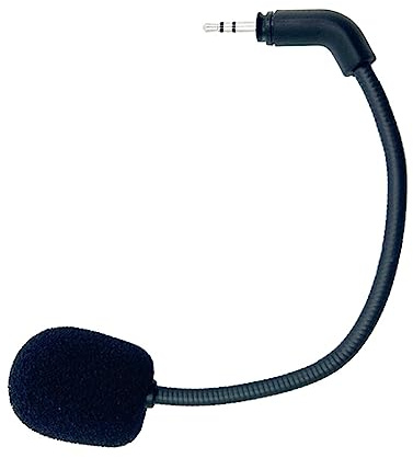 BIGULA Microphone 2,5 mm Jack 2,5 mm pour casque de jeu, casque vocal, microphones portables