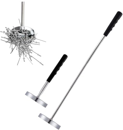 tintoke23-83cm Magnet Pick Up Tool,ausziehbar Teleskop Magnetstab,teleskop magnetstab stark,Starke Neodym Magnetheber Tragekraft,Unterstützt bis zu 35 Pfund,für Autos, Maschinen, Werkstätten usw