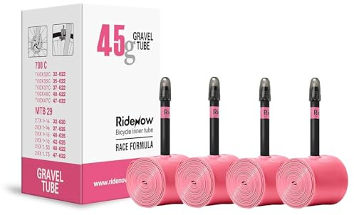 4er‑Pack TPU-Innenschläuche – Ultraleicht 700×18–32C & 32–47C Fahrradschläuche mit SV (Sclaverand/Presta-Ventil) 45/65/85mm – ideal für Rennrad & Gravel‑Bike
