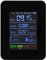 yomoe 5 in 1 Air Quality Monitor TVOC HCHO Temperature Humidity CO2 Meter, USB Rechargeable CO2 Detector Black