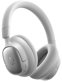 Baseus MH1 Bluetooth Kopfhörer, -48 dB hochwirksame Geräuschunterdrückung, Monolithischer Kopfbügel Headphones mit Hi-Res & LDAC, 80 Std. Spielzeit, 5-Mik Kristallklare Anrufe, CloudComfort Soft