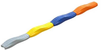 Jiuvaso Parcours d'obstacles Multiples Coordination Motricité Bloc d'équilibre intérieur et extérieur, 4pcs A