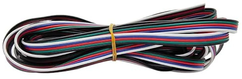 22AWG LED-Streifen-Verlängerungskabel, 2/3/4/5/6-poliger Anschluss for RGB RGBW WS2812B-Streifenlicht, 5 m bis 100 m Länge(5Pin Led Wire,50m)