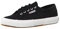 Superga Leinenschuhe Cotu Classic 2750 Black Fwhite 38