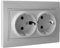 SOLERA 65331 Base Doble DE Enchufe 2P+T con Obturador 16A 250V, 50 W, 250 V, Neutro