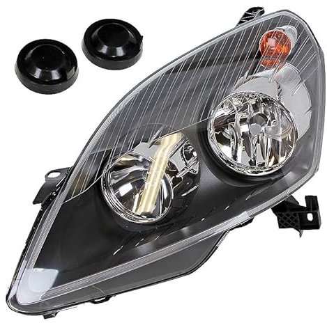 BESTPRICE 1x Hauptscheinwerfer vorne links H7 / H1 Frontscheinwerfer mit Stellmotor für Leuchtweiteregulierung, Kompatibel mit OPEL ZAFIRA/ZAFIRA FAMILY B (A05)