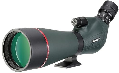 Svbony SV406P ED Spektive, 20–60 x 80 mm, 1,25 Zoll Zoom-Spektive mit Dual Focus FMC BAK4, Spektiv für Vogelbeobachter, Vogelbeobachtung, Wildtiere, Gelegentliche Astronomiefotografie