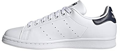 adidas Femme Stan Smith Basket, White Collegiate Navy White, 38 2/3 EU