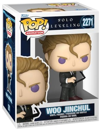 Funko Pop! Animation: Solo Leveling Season 1- Woo Jinchul - Figura de Vinilo Coleccionable - Idea de Regalo - Mercancía Oficial - Juguetes para niños y Adultos - Figura Modelo para coleccionistas