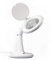 Prym 610384 Leuchtlupe mit Standfuß Lupe mit LED-Lampe, Glas, weiß, Einheitsgröße