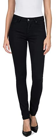 Replay Damen Jeans Luzien Skinny-Fit, Black 098 (Schwarz), 28W / 32L