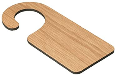 Elasto - robustes Türschild holz personalisierbar I Holzschild aus geöltem Eichenholz I schickes Türschild 172 x 75 cm I Türschild Woody für die Haustür I hochwertiges Haustür-Namensschild