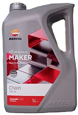 REPSOL MAKER CHAIN SAE 30 bidón 5 litros aceite motosierras ISO 5743/1 L-AN