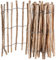 KADAX Cloture a Piquets en Bois de Noisetier pour Jardin, Ganivelle Naturelle et Durable pour Delimitation de l'Espace Exterieur (7-9 cm, 90 x 500 cm)