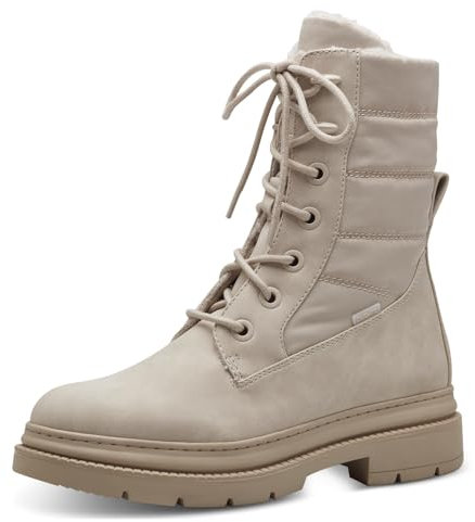 Tamaris Damen Stiefelette, Elfenbein, 40 EU