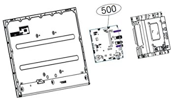 Placa base 500 Computadora EBU66190001 LG