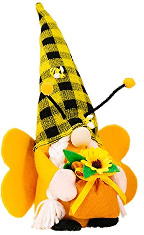 LOSOO Stehende Niedliche Wichtel Wichtel Figuren Frühling Wichtel Dekoration Für Home Küche, 5 X 8 X 30cm