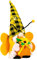 LOSOO Stehende Niedliche Wichtel Wichtel Figuren Frühling Wichtel Dekoration Für Home Küche, 5 X 8 X 30cm