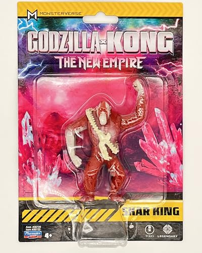 MonsterVerse Godzilla x Kong: The New Empire, 3.25 Inch Skar King Action Figure Toy, Iconic Collectable Movie Character in Unique Limited Edition Packaging, Suitable for Ages 4 Years+