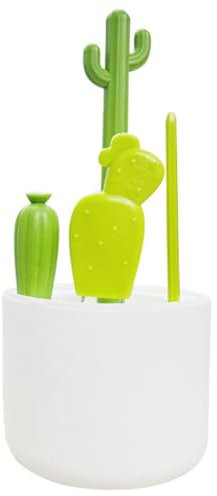 Kreatives Kaktus-Bürsten-Set, Kaktus-Flaschenreiniger, Scheuerbürsten zum Waschen, Spülen und Rohrreiniger-Set, Flachmann, Tumbler