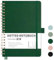 RETTACY Notizbuch B5 Dotted, Bullet Dot Journal mit 100 g/m² Dickem Papier, 70 Blatt, Notebook für Büro und Schule, Lederhülle, Lederhülle, 17.6 cm x 25 cm