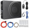Kavolet Subwoofer da 10 Pollici 800 W, Alloggiamento in Lega di Alluminio, Amplificatore Integrato per Imbarcazioni Marine, Camion e Auto