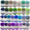 Yayatty 30 Colore Filato Acrilica, 30 x 15g Filo Filato Crochet Yarn, Lana di Cotone Colorata, Cotone per Uncinetto per Uncinetto Maglieria Crochet Artigianato Fai da Te