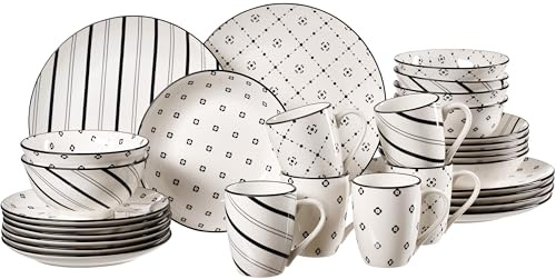 Kombiset Fusion, 30-teilig, Schwarz