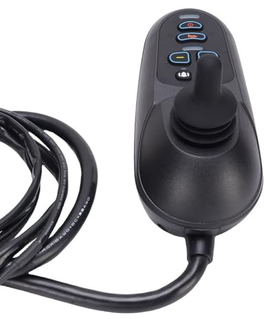 Spacnana Joystick-Controller, Elektrischer 24-V-DC-Joystick-Controller mit EABS-Rampenhalt und Mehreren Schutzfunktionen für Intelligente Roboter-Vergnügungsgeräte
