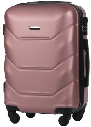 DIAMOND Hartschalen-Kabinenkoffer S 20 – Rosa, ABS Premium, 360° Rollen, Zahlenschloss, 33 L, Leicht & Robust