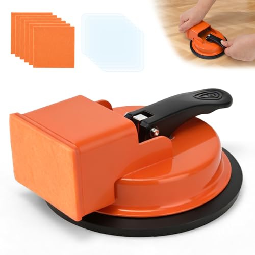 YAOZUP Herramienta de Succión para Suelo Laminado, Ventosa para Suelo – Herramienta Profesional de Reparación de Juntas con Ventosa de Alta Potencia, para Suelo Laminado, Vinílico, Madera