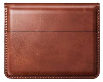 NOMAD | Card Wallet Plus | Karten Geldbeutel mit erweiterter Fächeraufteilung |Horween-Leder | Olde Dublin