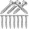 ULTNICE Guitar Tuner Mounting Screw 50 Pieces Tuning Peg Key Screws Machine Heads Guitar Tuner Mounting Screws for Acoustic Electric Guitar Bass (Silver)