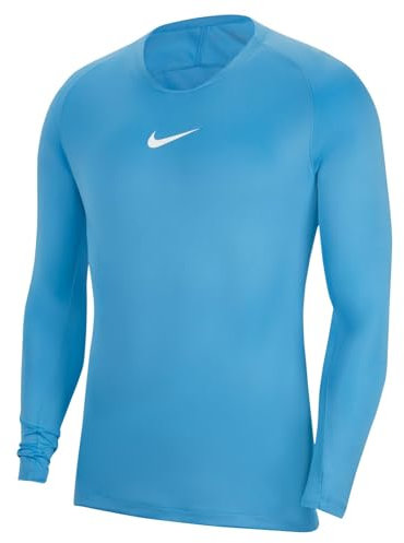 Nike Hombre Long Sleeved t-Shirt, University Blue/White, XXL