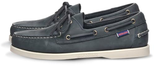 Sebago Docksides Portland Crazy H, Scarpe da Barca Uomo, Blu (Blue Navy 908), 48 EU