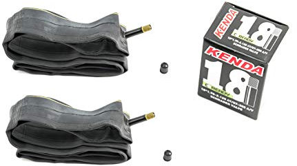 2 Stück 18 Zoll Kenda Schlauch Tube 47/57-355 18x1.75-2.125 AV Autoventil E-Bike Ready